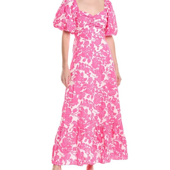 Floral Print Maxi Dres - Picture 1 of 2